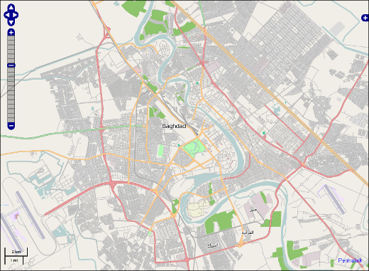 Bagdad pÃ¥ OpenStreetMap