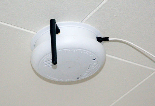 Improved Smoke Detector Mounted